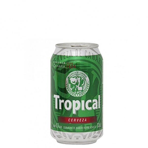 CERVEZA TROPICAL PILSEN LATA 33 