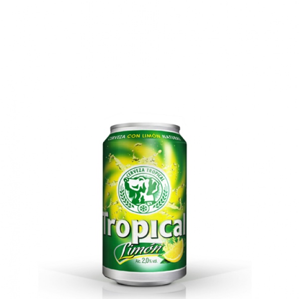 CERVEZA TROPICAL LIMON LATA 33