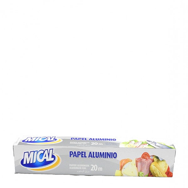 PAPEL MICAL ALUMINIO 20M